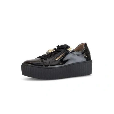 Abbildung von Gabor 63.201. Sneaker low, Damen, Größe: 41, Schwarz (gold) Schuhe