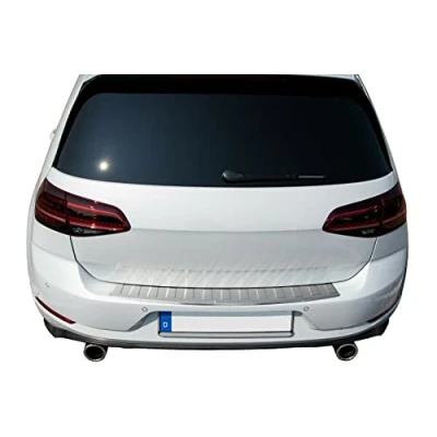Abbildung von RECAMBO Ladekantenschutz für VW GOLF 7 VII SCHRÄGHECK Stoßstangenschutz, V2A rostfrei, Exklusive Optik, praktischer Schutz &amp; perfekte Passform