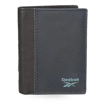 Abbildung von Reebok Division Vertikale Geldbörse mit Geldbörse, blau, 8,5 x 10,5 1 cm, Leder, Talla única,