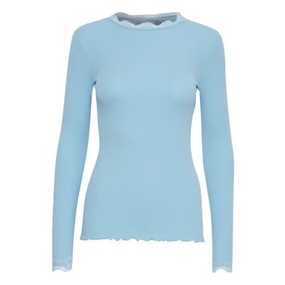Abbildung von Fransa Frhizamond Strickpullover, Damen, Größe: XL, Ethereal blue