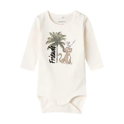 Abbildung von Name it Strampler LION KING Body für Kinder, Größe: 50, Jet stream