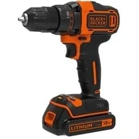Abbildung von Black + Decker Akku Bohrschrauber &quot;BDCDD186K&quot;, (Set, 4 tlg.), inkl. Akku, Ladegerät, 1x Doppelbit, Koffer