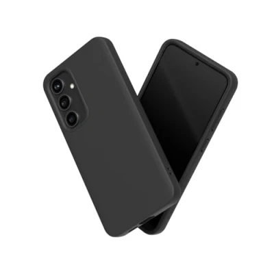 Abbildung von RhinoShield Case kompatibel mit [Galaxy S24+] SolidSuit Stoßdämpfende &amp; schlanke Schutzhülle Premium Finish 3.5 Meter Fallschutz Schwarz