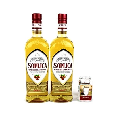 Abbildung von 2 Flaschen Soplica Haselnuss Orzech Laskowy 30% 2x0.5l