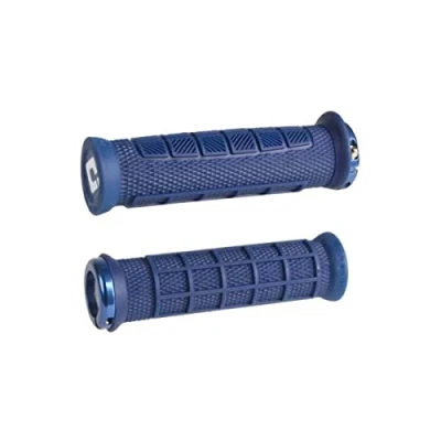 Abbildung von ODI Unisex Erwachsene Elite Pro Griffe, Navy blau, 130mm