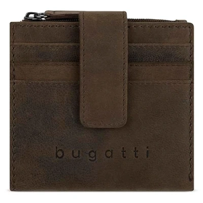 Abbildung von bugatti LUCA 10 CM Geldbörse, Herren, Größe: One Size, Braun