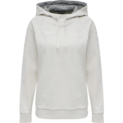 Abbildung von Hummel Hmlgo Kapuzenpullover, Damen, Größe: Medium, Egret melange