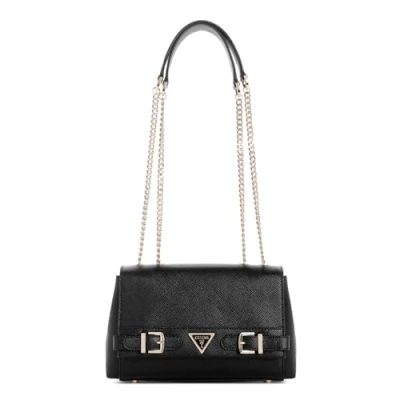 Abbildung von Guess Levante Convertible Xbody FLAP Umhängetasche, Damen, Größe: One Size, Black
