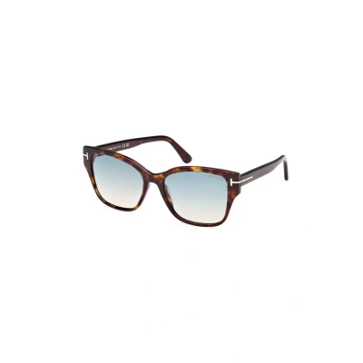Abbildung von Tom Ford Sonnenbrille, Damen, Größe: One Size, Avana scuro verde sfumato