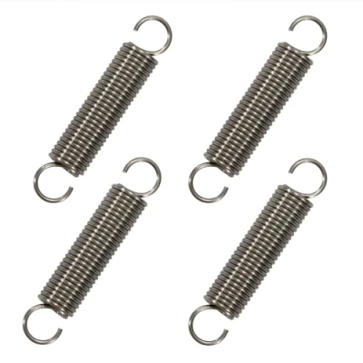 Abbildung von GUNGY Zugfedern mit Haken Edelstahl Spannfeder Zugfeder 50mm Außendurchmesser 10mm Drahtdurchmesser 1,2mm Maximale Zugkraft 3,2KG 1,2x10x50mm 4 Stück