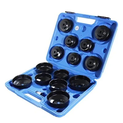 Abbildung von CCLIFE Multitool 15 tlg Universal ÖlFilter Ölfilterkappen Ölfilterschlüssel Werkzeug, (15 St)
