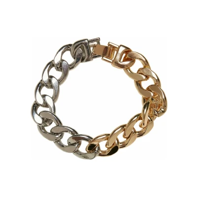 Abbildung von Urban Classics Armband, Herren, Größe: S/M, Gold silver