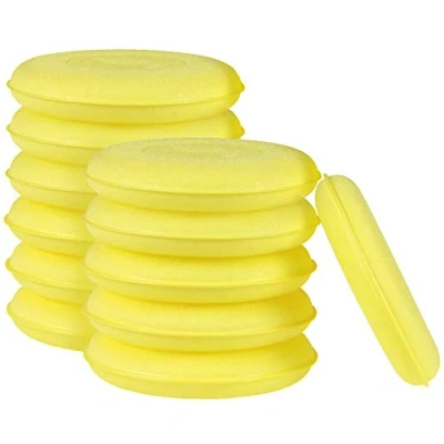 Abbildung von ZoneYan 12 Stück Polierschwämme Wachs Schwämme, Mikrofaser Applikator Pads, Ultra Weiches Autowachs Schwamm für Polieren Reinigung Waschen