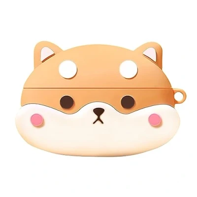 Abbildung von GIOPUEY Hülle Kompatibel mit Sony WF 1000XM5, Niedlich Spaß Cartoon Silikon TPU Schutzhülle Schlüsselbundhaken Case Cover für Jungen Mädchen Männer Frauen Corgi