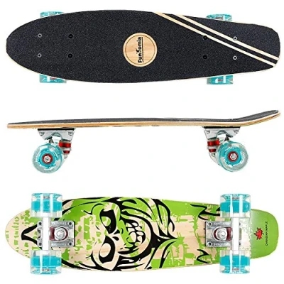 Abbildung von FunTomia Miniskateboard Mini Board Skateboard mit Mach1 ABEC 9 Kugellager aus Ahornholz