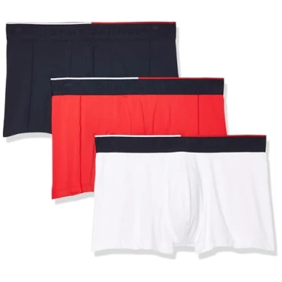 Abbildung von Tommy Hilfiger Trunk 3 PACK Panties, Herren, Größe: Medium, Primary red/white/desert sky