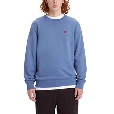 Abbildung von Levi&#039;s Herren Sweatshirt mit Rundhalsausschnitt, Mondlichtblau