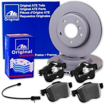 Abbildung von ATE Bremsscheiben 320mm + Beläge Warnkontakt vorne für A6 C7 4G A7