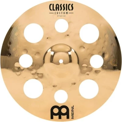 Abbildung von Meinl Cymbals Classics Custom Brilliant 16 Zoll Trash Crash (Video) Schlagzeug Becken (40,64cm) B12 Bronze, brilliantes Finish (CC16TRC B)