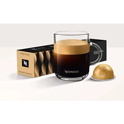 Abbildung von Nespresso VertuoLine Barista Creations Flavoured Golden Caramel, 20 Kapseln