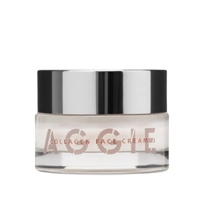 Abbildung von Aggie Gesichtscreme 50+ mit Collagen 50 ml Tag und Nacht, Anti Aging Reduziert Falten unf fördert Regeneration, glättet Safranextrakt, Kollagen, Hyaluronsäure, unter Make up