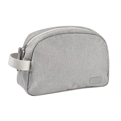 Abbildung von Béaba, Kulturbeutel/Kosmetiktasche, Tasche Geneve, Wasserfestes Gewebe, 2 Innentaschen, Graumeliert