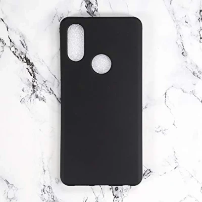 Abbildung von Schutzhülle für BQ Aquaris X2, kratzfest, weiche TPU Rückseite, stoßfest, Silikon Gel, Gummi, Anti Fingerabdrücke, Ganzkörper Schutzhülle, X2 Pro (schwarz)