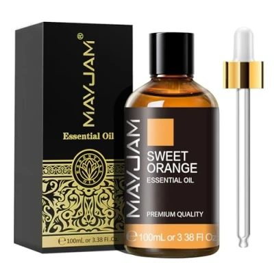 Abbildung von MAYJAM Süße Orange Ätherisches Öl 100ML, Orangeöl für Diffusor, Luftbefeuchter, DIY, Home，Wardrobes