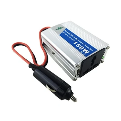 Abbildung von DollaTek 150W Wechselrichter Mini Spannungswandler DC 12V auf 220V AC Power Adapter/Auto Ladegerät Netzteil für Smartphones Camping Electronic Products