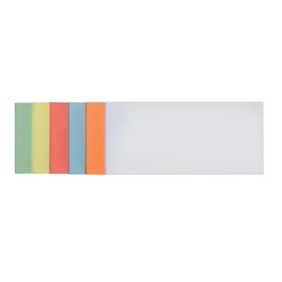 Abbildung von FRANKEN selbstklebende Moderationskarten Rechteck, 205 x 95 mm, sortiert, 300 Stück, farblich UMZS 1020 99