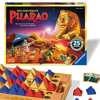 Abbildung von Ravensburger Spiel 27316 Der zerstreute Pharao 25 Jahre Jubiläumsausgabe, Made in Europe
