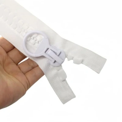 Abbildung von YaHoGa 80cm #20 Super Large Separating Giant Plastic Zippers for Sewing Tents Coats Overcoats Down Jackets Boat Cover Canvas Heavy Duty Huge Resin Vislon (31&quot; White)