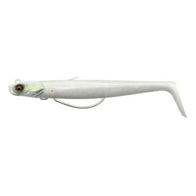 Abbildung von Savage Gear Sandeel V2 Weedless Weißes Perlsilber 11,5cm 22g Gummifisch