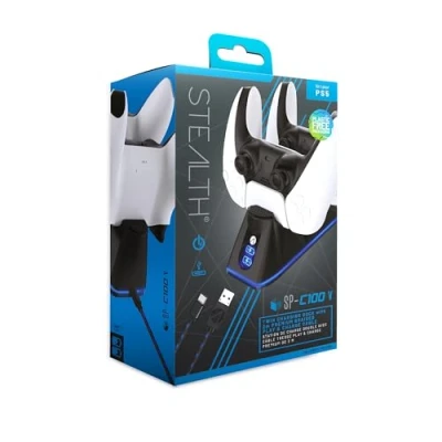 Abbildung von Stealth PS5 Twin Charging Dock inkl. Kabel Controller Ladestation