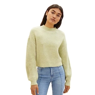 Abbildung von TOM Tailor Denim Strickpullover, Damen, Größe: XXL, Dusty pear green