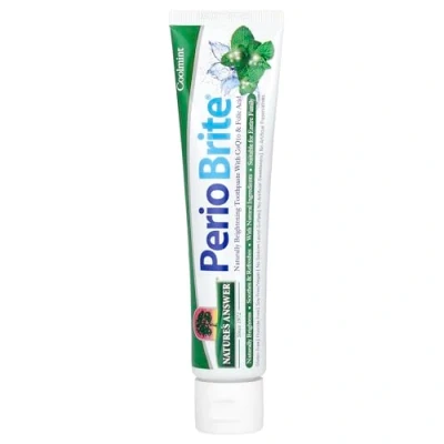Abbildung von Nature&#039;s Answer Oral Health PerioBrite Toothpaste, Cool Mint 4 oz. (a) 2pc by