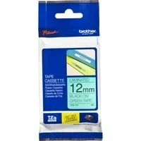 Abbildung von Brother TZe 731 (12 mm) Schwarz bis grün Tape