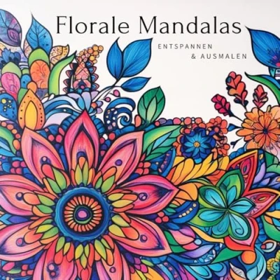 Abbildung von Florale Mandalas Ausmalbuch für Erwachsene: 50 kunstvolle Motive zum Entspannen und Kreativsein