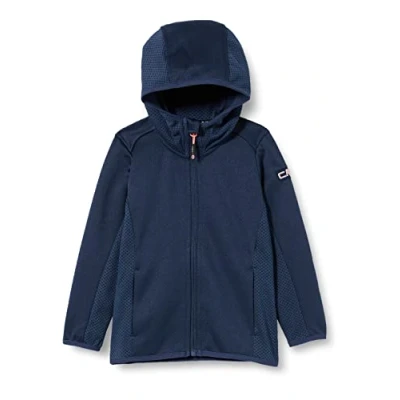 Abbildung von CMP Kinder Grid Tech Fleecejacke mit Fester Kapuze, Blau, 98