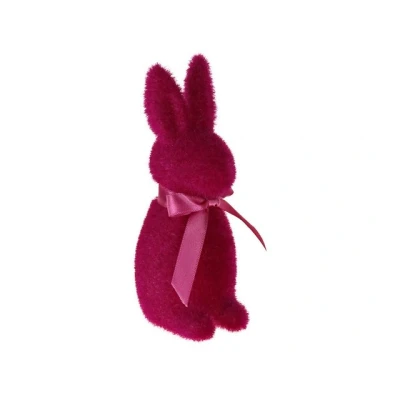 Abbildung von Werner Voß Hase mit Schleife magenta 6,5x5x15 cm