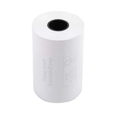 Abbildung von Exacompta 40349E 60er Pack Thermopapierrollen 1 lagig Breite: 57mm, Länge: 18m, Durchmesser Kern: 12mm 55g/m² rückseitig bedruckt für Kartenzahlung (EC Cash Geräte)