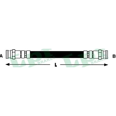 Abbildung von Bremsschlauch SAMKO 6T48351
