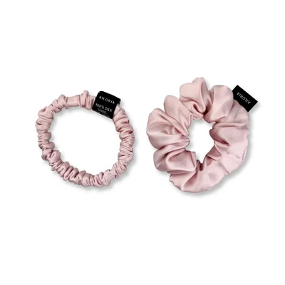Abbildung von DOUX Set Scrunchies S und M aus Seide 2 St