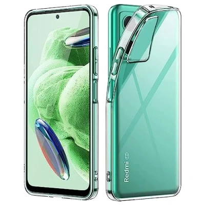 Abbildung von Verco Handyhülle für Poco X5 5G Case, Handy Cover Xiaomi Hülle Transparent Dünn Klar Silikon, durchsichtig