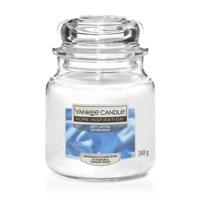Abbildung von Trend Line Duftkerze Yankee Candle Mittleres Glas Soft Cotton