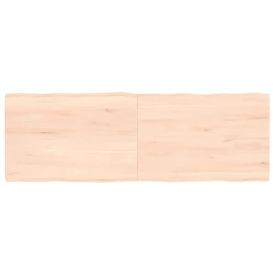 Abbildung von vidaXL Tischplatte, Holzplatte für Tisch Esstisch Couchtisch, Massivholzplatte Handgefertigt mit Baumkante, Ersatztischplatte Scharnierdesign, 120x40x(2 4) cm Massivholz Unbehandelt