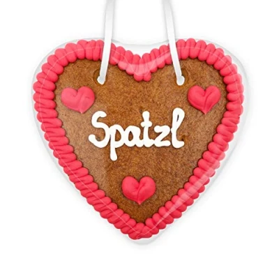 Abbildung von Lebkuchenherz 14cm Spatzl
