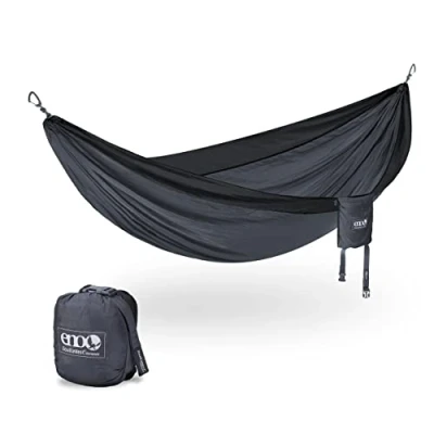 Abbildung von Eno Unisex&#039;s DN010 Hängematte, anthrazit/schwarz, Einheitsgröße