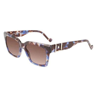 Abbildung von Liu Jo Unisex LJ759S Sunglasses, 460 Blue Tortoise, 24
