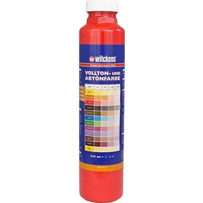 Abbildung von Wilckens Vollton und Abtönfarbe matt, 750 ml, Rot